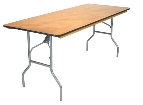 Cheap 30 X 96 Wood Folding Table Plywood Banquet Cheap Wholesale